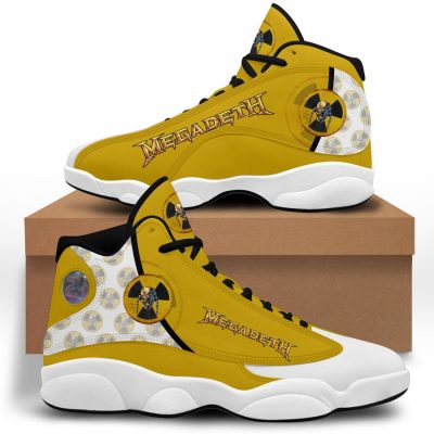 Megadeth Yellow Air Jordan 13 Shoes