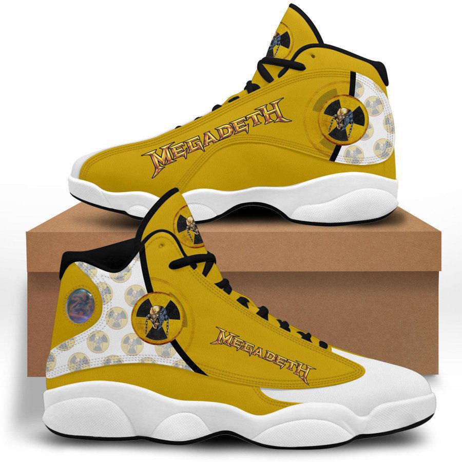 Megadeth Yellow Air Jordan 13 Shoes Megadeth Yellow Air Jordan 13 Shoes