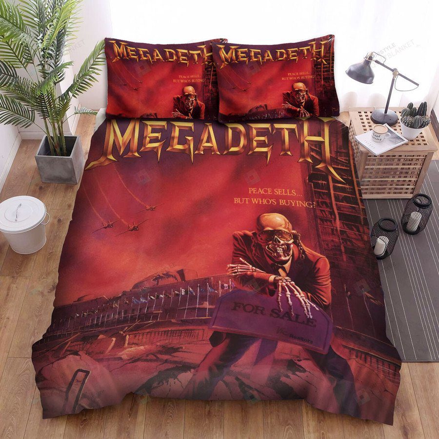 Megadeth Peace Sells... But Who's Buying Bedding Set Megadeth Peace Sells... But Who's Buying Bedding Set