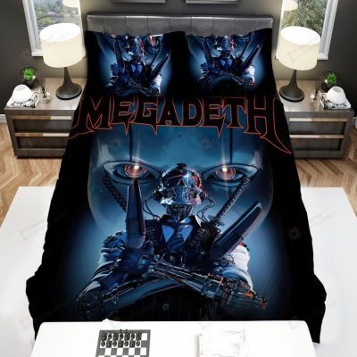 Megadeth Vic Rattlehead The Skeleton And Weapon Bedding Set