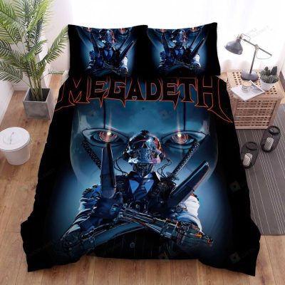 Megadeth Vic Rattlehead The Skeleton And Weapon Bedding Set