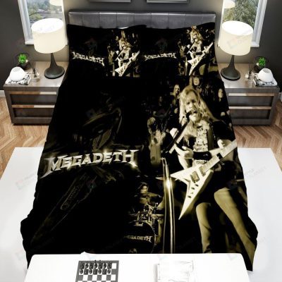 Megadeth Members Performing Bedding Set