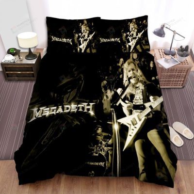 Megadeth Members Performing Bedding Set