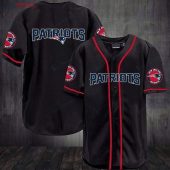 NFL New England Patriots Black Baseball Jersey
