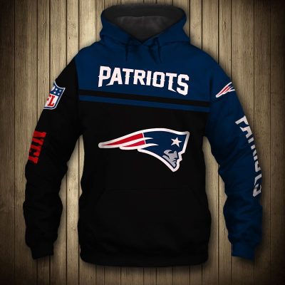 NFL New England Patriots Golden Skull Pullover Hoodie