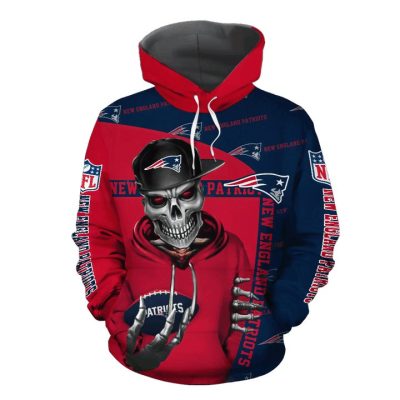 NFL New England Patriots Cute Death Gift Pullover Hoodie