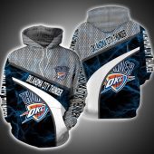 NBA Oklahoma City Thunder Black Armor Pullover Hoodie