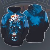 NBA Oklahoma City Thunder Halloween Michael Myers Jason Voorhees Freddy Krueger Pullover Hoodie