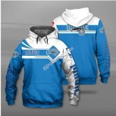 NBA Orlando Magic Blue White Pullover Hoodie V10
