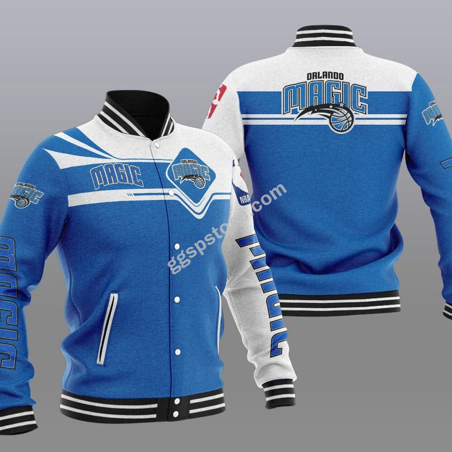NBA Orlando Magic Blue White Baseball Jersey V10 NBA Orlando Magic Blue White Baseball Jersey V10