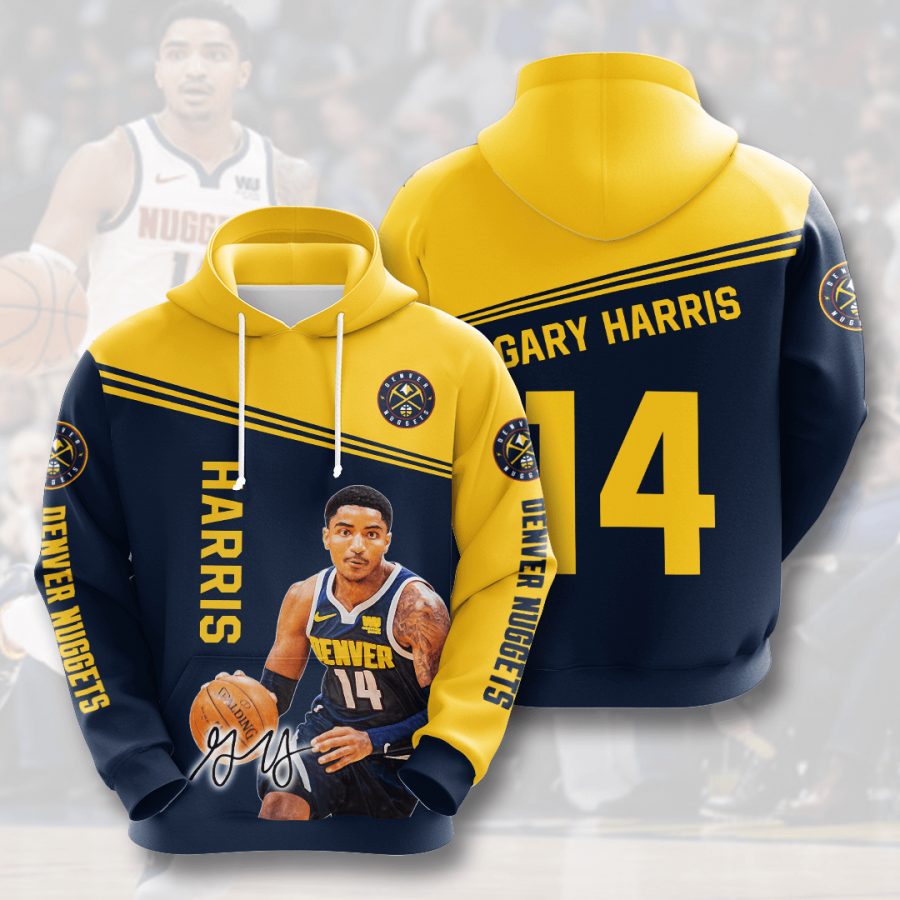 NBA Denver Nuggets Gary Harris Pullover Hoodie NBA Denver Nuggets Gary Harris Pullover Hoodie