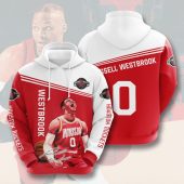 NBA Houston Rockets Russell Westbrook Pullover Hoodie