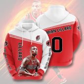 NBA Portland Trail Blazers Damian Lillard Pullover Hoodie