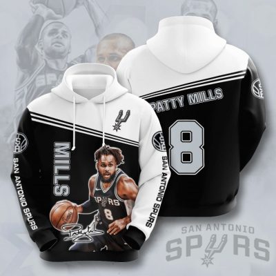 NBA San Antonio Spurs Patty Mills Pullover Hoodie