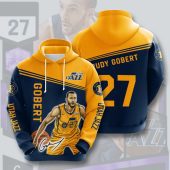 NBA Utah Jazz Rudy Gobert Pullover Hoodie