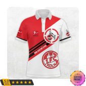 1. FC K?ln Bundesliga Red White Polo Shirt