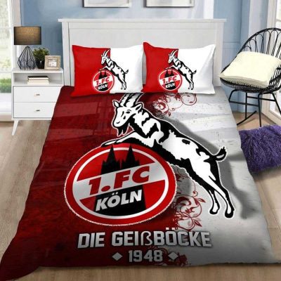 1. FC K?ln Die Geibbocke Red White Bedding Set