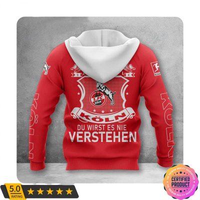 1. FC K?ln Verstehen Red Pullover Hoodie