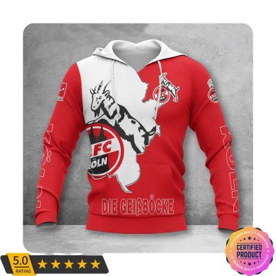 1. FC K?ln Verstehen Red Pullover Hoodie