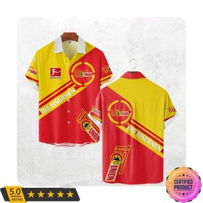 1. FC Union Berlin Bundesliga Red Yellow Hawaiian Shirt