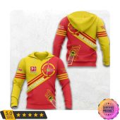 1. FC Union Berlin Bundesliga Yellow Red Pullover Hoodie
