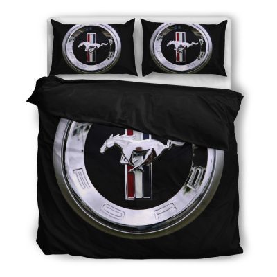 Ford Mustang Big Logo Bedding Set V2