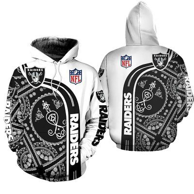 NFL Las Vegas Raiders White Special Pullover Hoodie