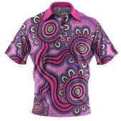 Australia Aboriginal Polo Shirt - Dot Patterns From Indigenous Australian Culture Polo Shirt