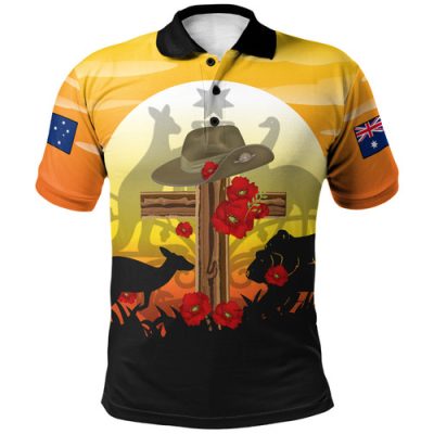 Australia Polo Shirt Anzac Day - Dawn Service VER02