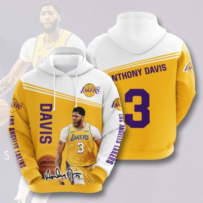 NBA Los Angeles Lakers Anthony Davis Pullover Hoodie