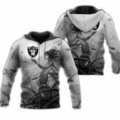 NFL Las Vegas Raiders Silver Limited Pullover Hoodie