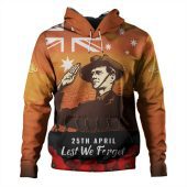 Australia Hoodie Anzac Day Soldiers Salute To Remember Of Our Heroes