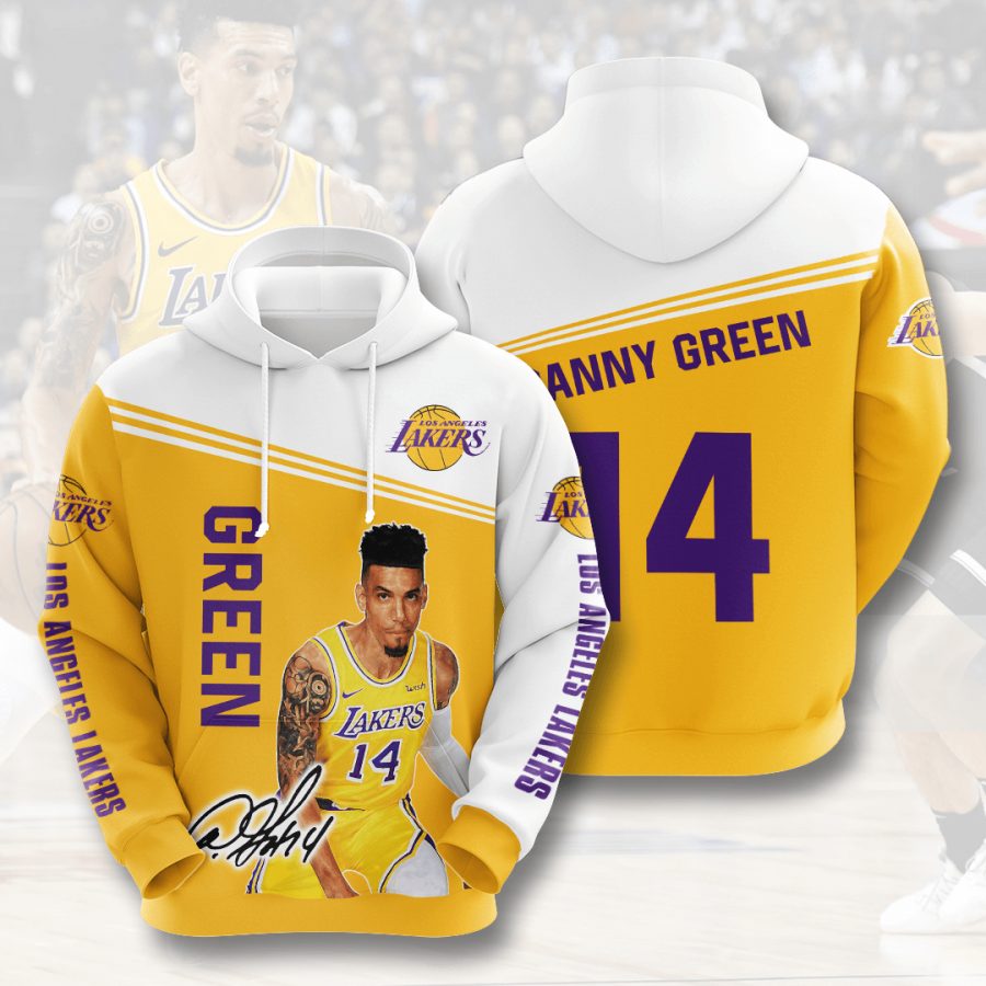 NBA Los Angeles Lakers Danny Green Pullover Hoodie NBA Los Angeles Lakers Danny Green Pullover Hoodie