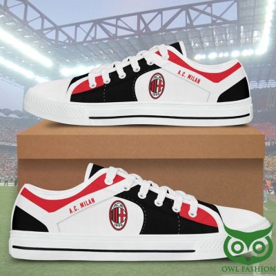 AC Milan Black White Low Top Shoes