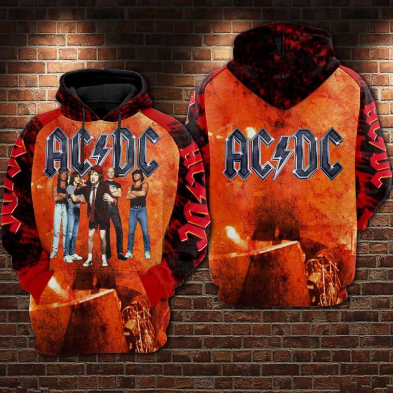 AC/DC Special Style Pullover Hoodie AC/DC Special Style Pullover Hoodie