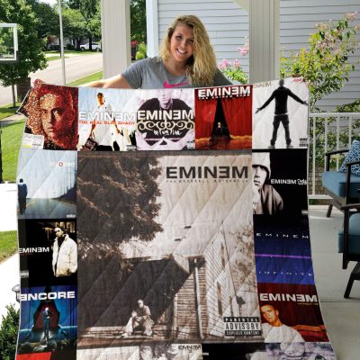 Eminem Albums Cover Quilt Blanket V2