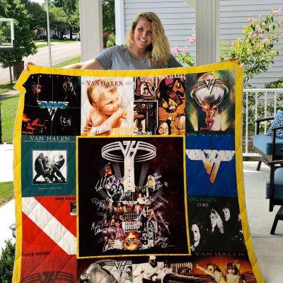 Van Halen Quilt Blanket V4