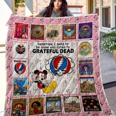 Grateful Dead Sometime I Need To Be Alone And Listen Quilt Blanket