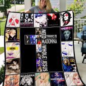 Madonna Singer Quilt Blanket