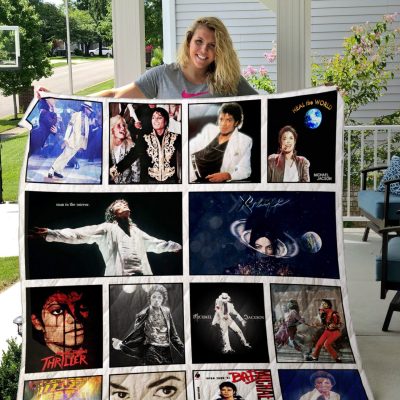 Michael Jackson Album Quilt Blanket V3