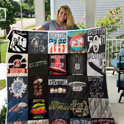 Led Zeppelin Tour Quilt Blanket