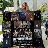 Kiss 46th Anniversary Quilt Blanket V1