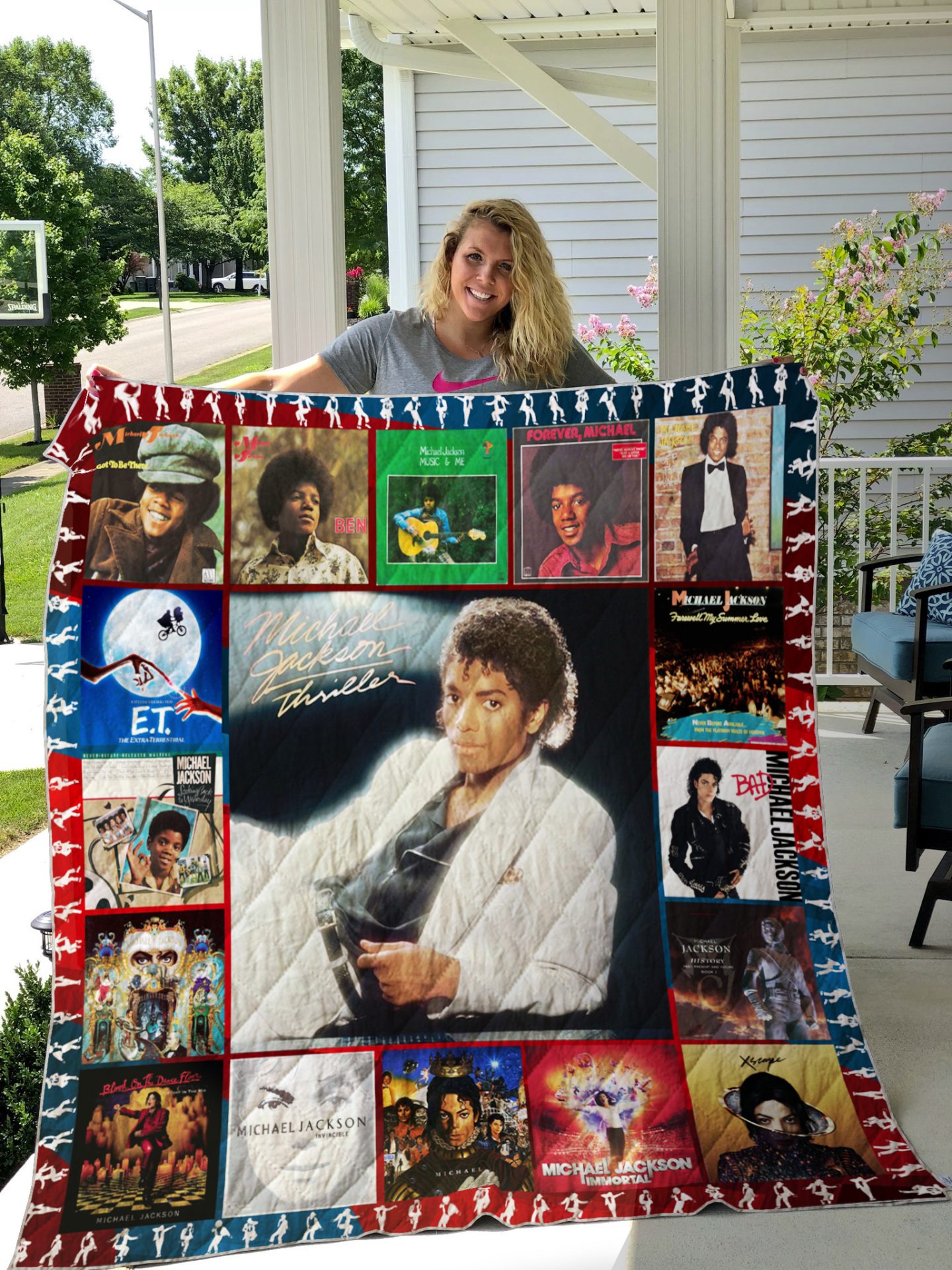 Michael Jackson Style 02 Quilt Blanket Michael Jackson Style 02 Quilt Blanket
