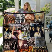 Bon Jovi Albums Cover Poster Quilt Blanket
