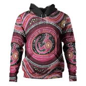 Australia Aboriginal Hoodie - Aboriginal Background Featuring Dot Design Hoodie