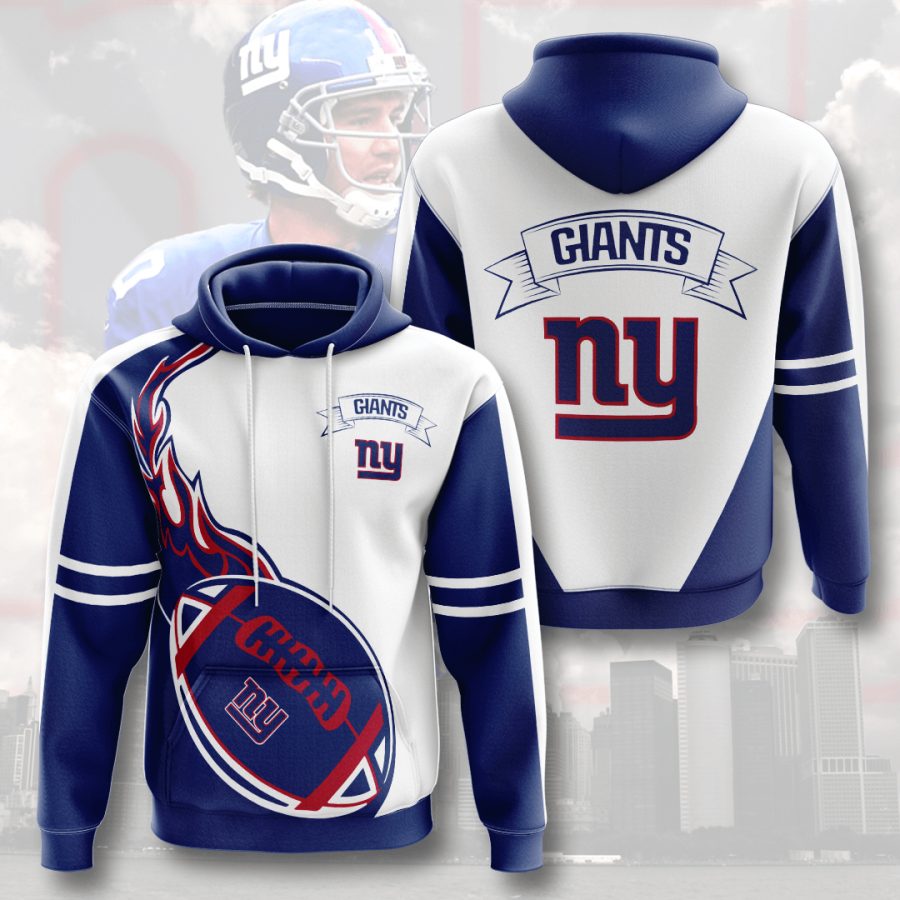 NFL New York Giants Dark Blue Fire Pullover Hoodie NFL New York Giants Dark Blue Fire Pullover Hoodie
