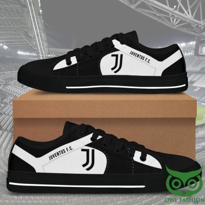 Juventus FC Black White Low Top Shoes