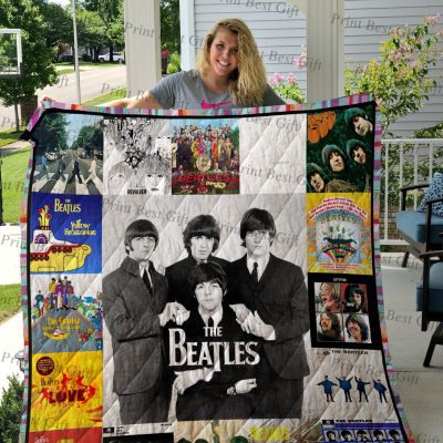 The Beatles Albums Cover Poster Quilt Blanket