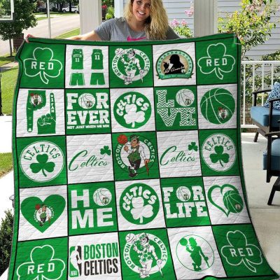 NBA Boston Celtics Quilt Blanket V6