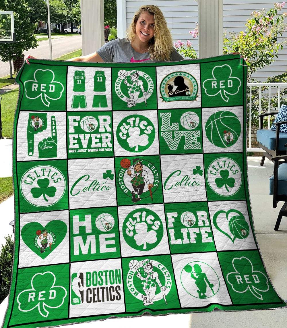 NBA Boston Celtics Quilt Blanket V6 NBA Boston Celtics Quilt Blanket V6